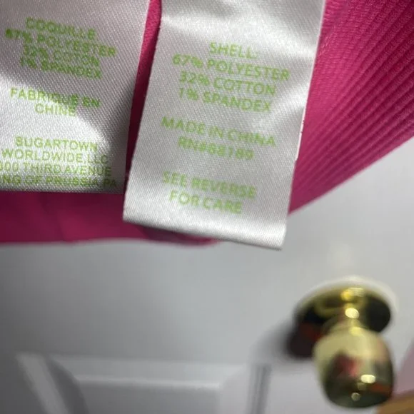 Lilly Pulitzer Lina Dress Women’s XS Shift Bright Pink - Picture 5 of 9